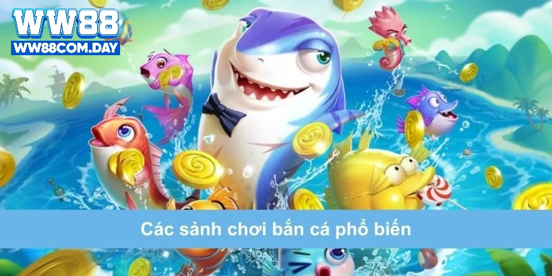 Các sảnh phổ biến cung cấp tựa game săn thưởng