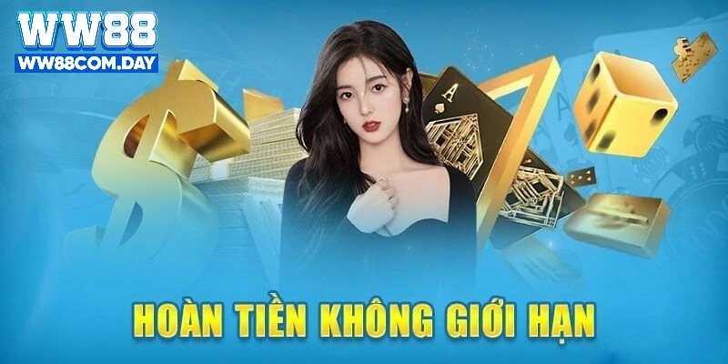 Khuyến mãi WW88 có chính sách hoàn tiền cực đã